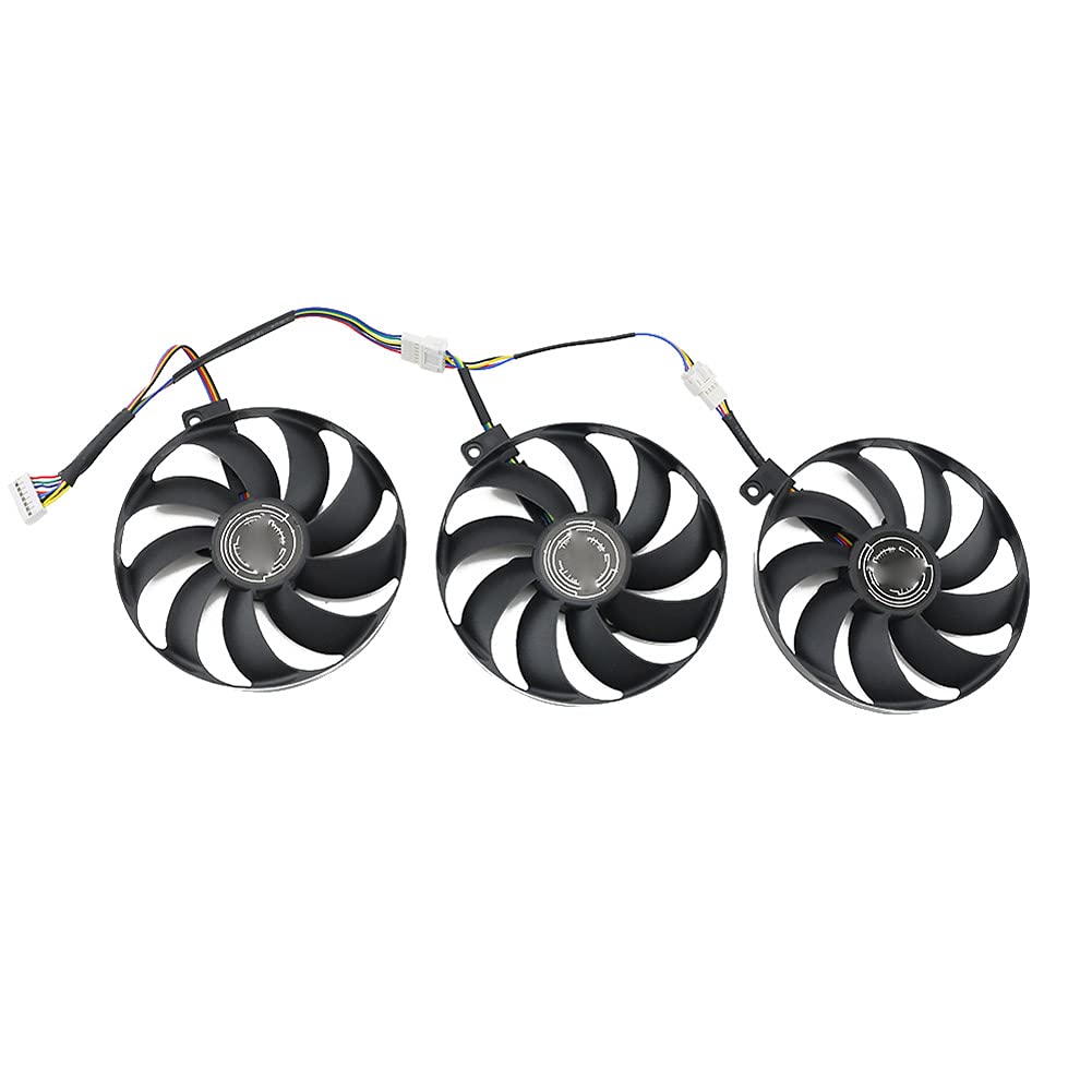 Amazon.com: CCVA T129215SU 7Pin GPU Card Cooler Fans for ASUS ROG
