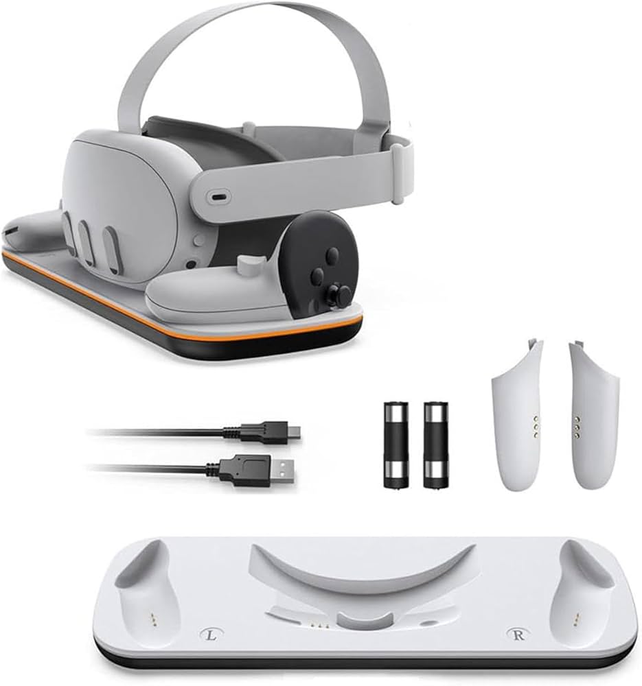 Amazon.co.jp: For Meta Quest 3 充電ドック Meta VR用 充電スタンド