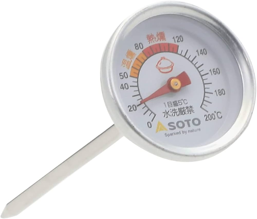 Amazon.co.jp: ソト(SOTO) スモーカー用 温度計 アナログ ST-140 (× 3