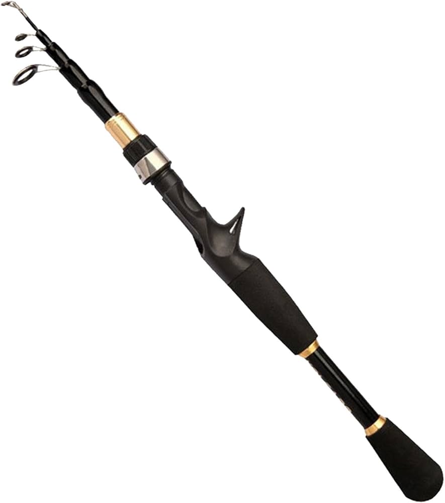 Amazon | ポータブルルアーベイトロッド、超軽い伸縮式釣り竿、高