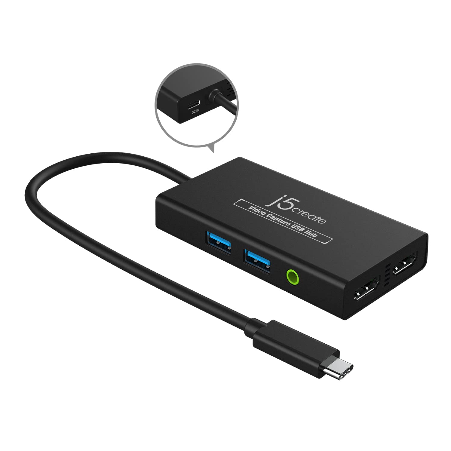 Amazon.co.jp: j5create USB-C LIVE配信 キャプチャーボード HDMI入力