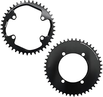 RIDEA TS-TI 60T チェーンリング 144mm BCD ブラック RIDEA TS-TI 60T