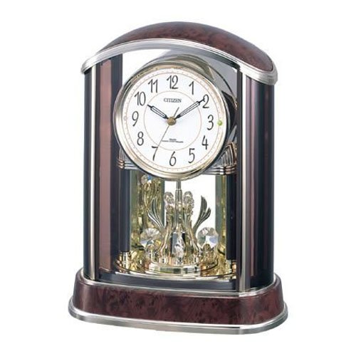 Amazon.co.jp: リズム時計工業 CITIZEN シチズン 電波置き時計 4RY658