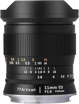 Amazon.co.jp: TTArtisan 11mm f/2.8 Fisheye ED RFマウント EOS-R
