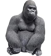 Amazon.co.jp: KARE カレ 正規品 オブジェ モンキー ゴリラ XL 黒 置物