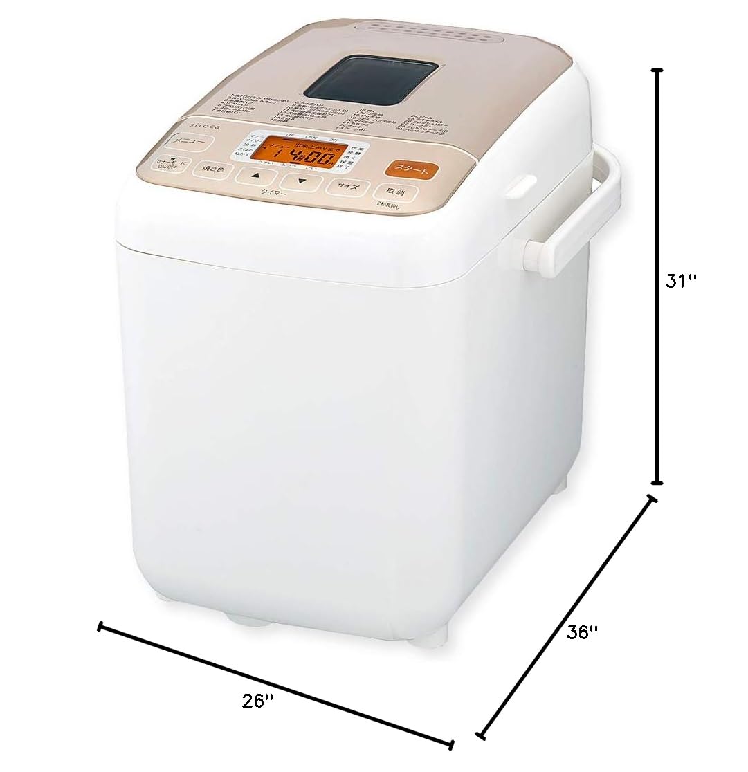 Amazon | シロカ 全自動ホームベーカリー [29メニュー/最大2斤/餅つき