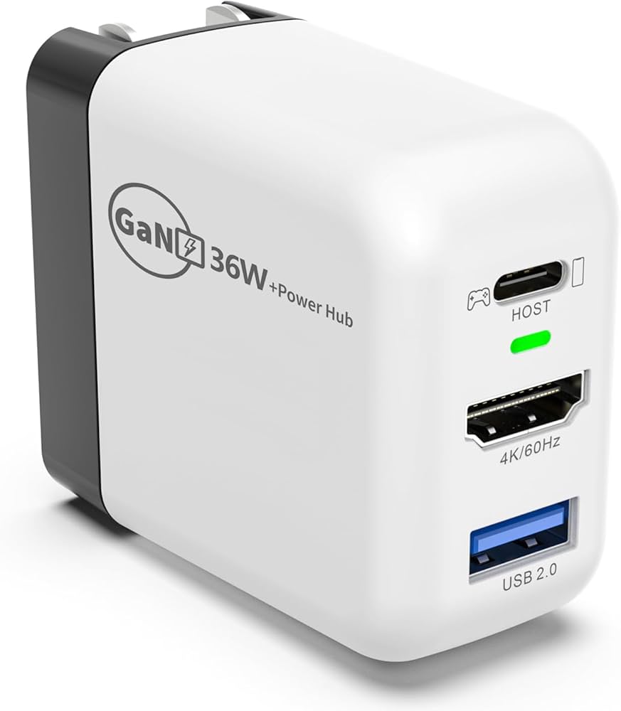 Amazon.co.jp: Switch 多機能ACアダプター【充電器+TV出力 3in1