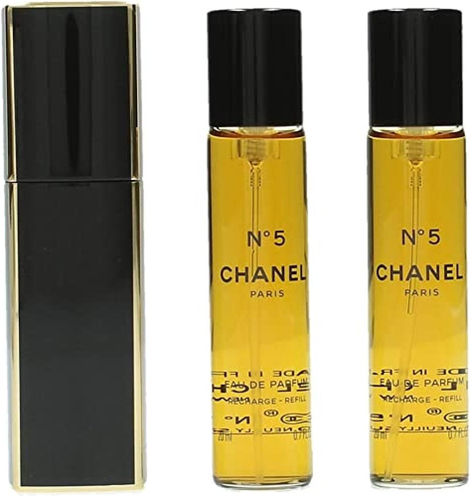 Amazon.com : Chanel No.5 Eau De Parfum Purse Spray And 2 Refills