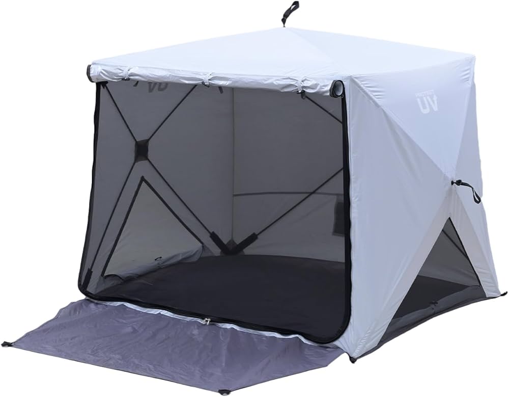 Amazon | [キャンパーズコレクション 山善] ポップアップテント 傘