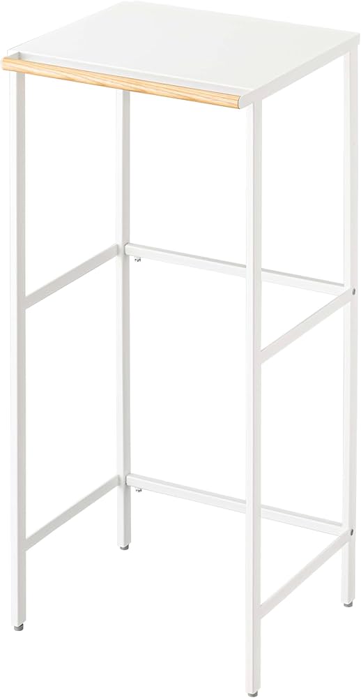 Amazon.co.jp: 山崎実業(Yamazaki) 伸縮 ゴミ箱上ラック ホワイト 約