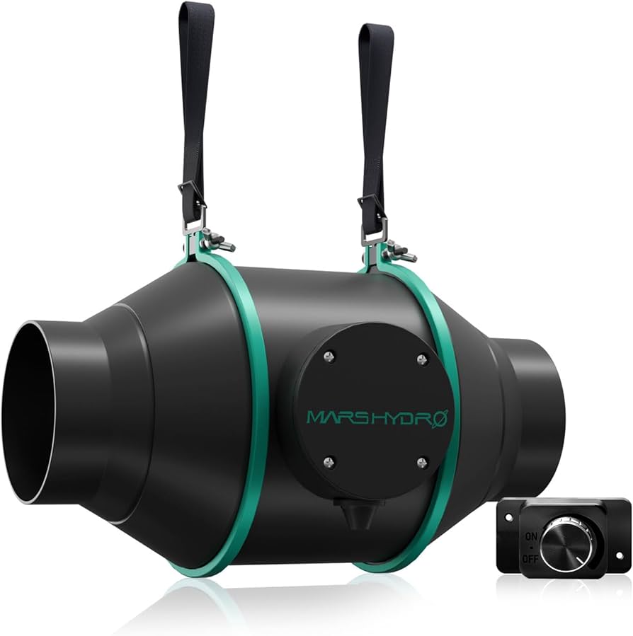 Amazon.co.jp: MARS HYDRO 4インチ インラインファン 可変速度