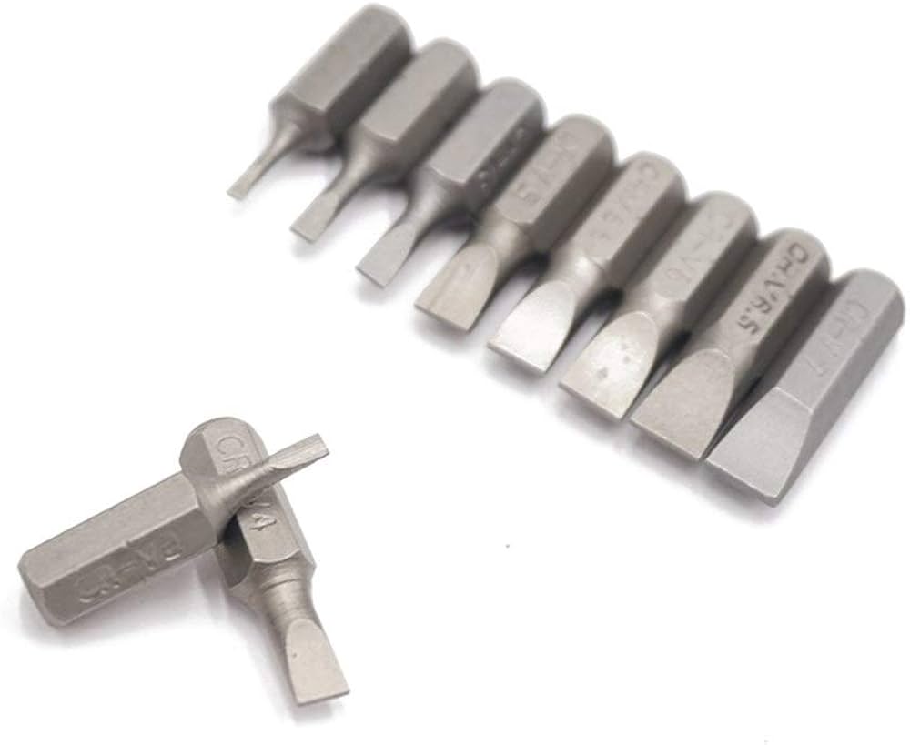 Amazon | ZYZSTR ドライバービット 1/4インチ 25mm マイナスSL1.5-SL7