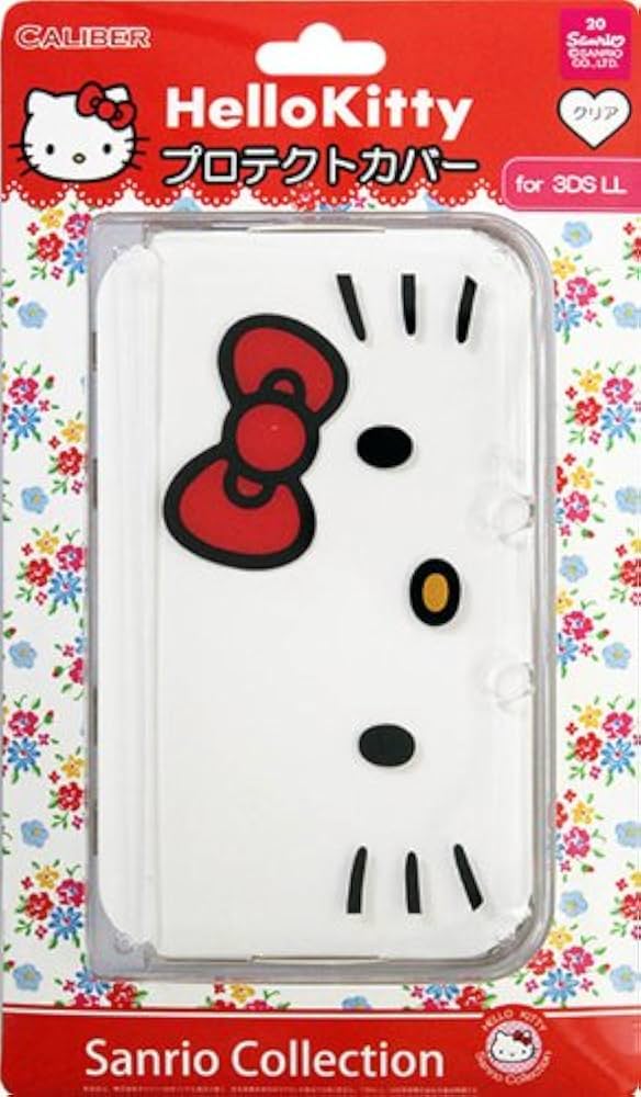 Amazon | 3DSLL用ハローキティ プロテクトカバー クリア | ケース