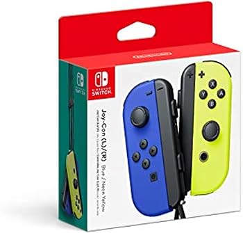 Amazon.com: Nintendo Blue/Neon Yellow Joy-Con (L-R) - Switch
