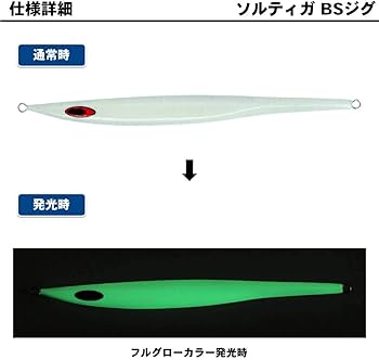 Amazon.co.jp: ダイワ(DAIWA) メタルジグ ソルティガ BSジグ 130g SH