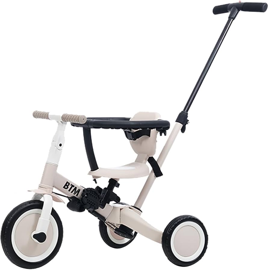 Amazon.co.jp: BTM 子供用三輪車 4in1 三輪車のりもの 押し棒付き 安全