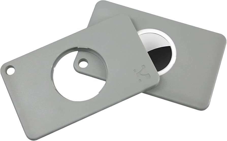 Amazon.co.jp: AirTag用ウォレットケースホルダー（2個セット）、財布