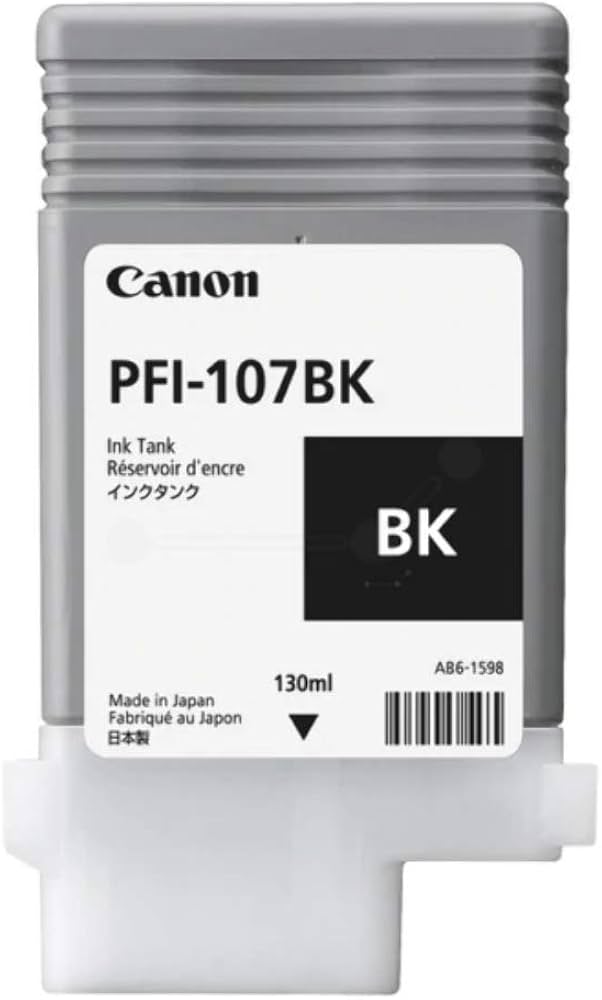 Amazon.co.jp: キヤノン PFI-107BK インクタンク ブラック : パソコン