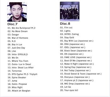 Amazon.co.jp: Bts 2022 CD 防弾少年団 最新 2022年新曲CD完全版 8