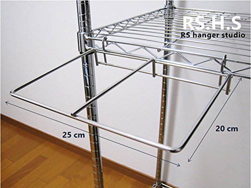 Amazon｜スチールラック用パーツ ハンガーラック 18-8ステンレス製