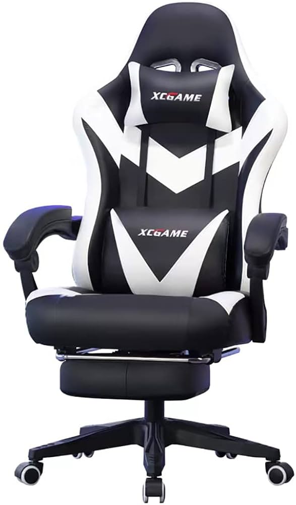 Amazon.co.jp: XCGAMEゲーミングチェア オットマン付き オフィスチェア