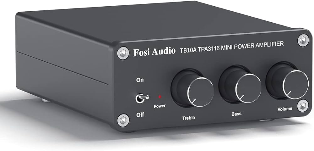 Amazon.co.jp: Fosi Audio TB10A 2 チャンネルアンプ 100W x 2 パワー