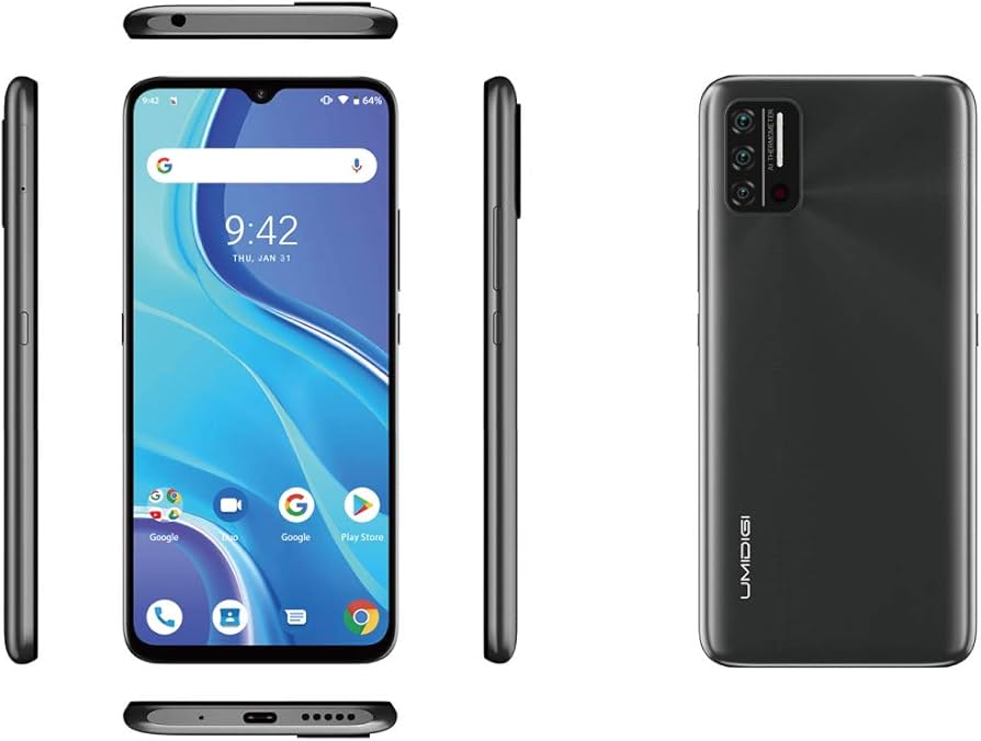 Amazon | UMIDIGI A7S SIMフリースマートフォン【クアッドコアCPU／RAM