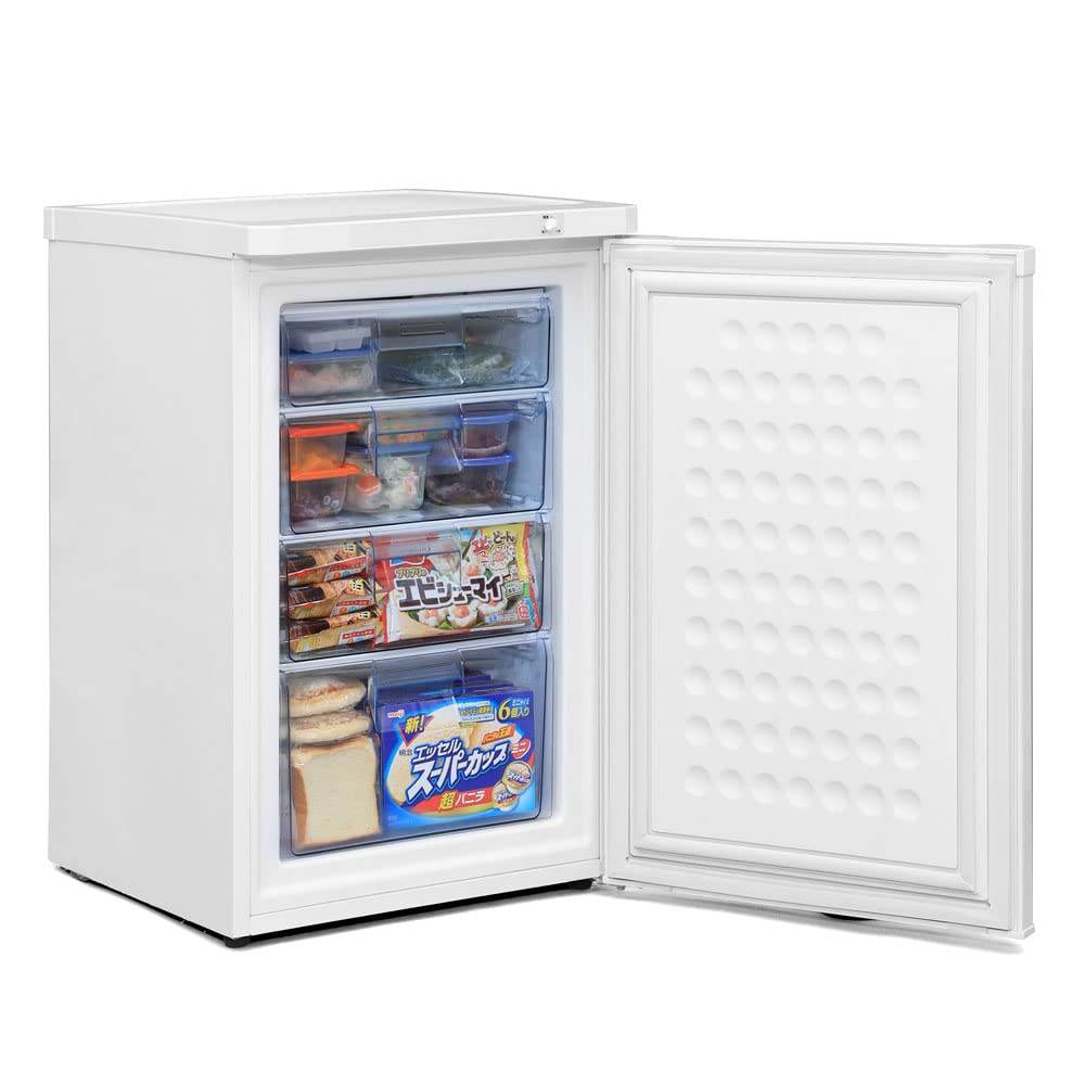 Amazon | アイリスオーヤマ 冷凍庫85L KUSD-9A-W ホワイト | アイリス