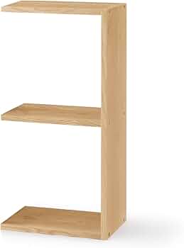Amazon｜無印良品 スタッキングシェルフ・追加2段・オーク材 幅40×奥行