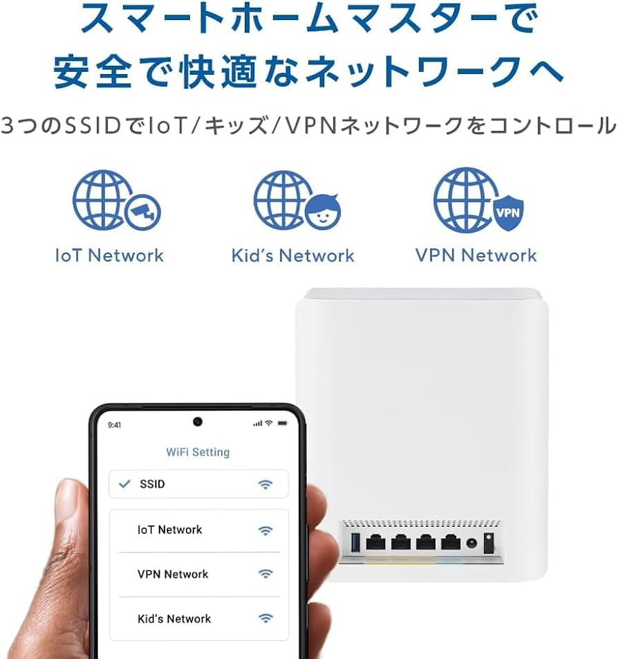 Amazon | ASUS WiFi RT-BE14000 無線 ルーター 最新規格WiFi7 8643+