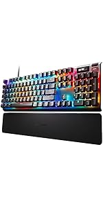 Amazon.co.jp: SteelSeries ゲーミングキーボード 有線 英語配列 磁気