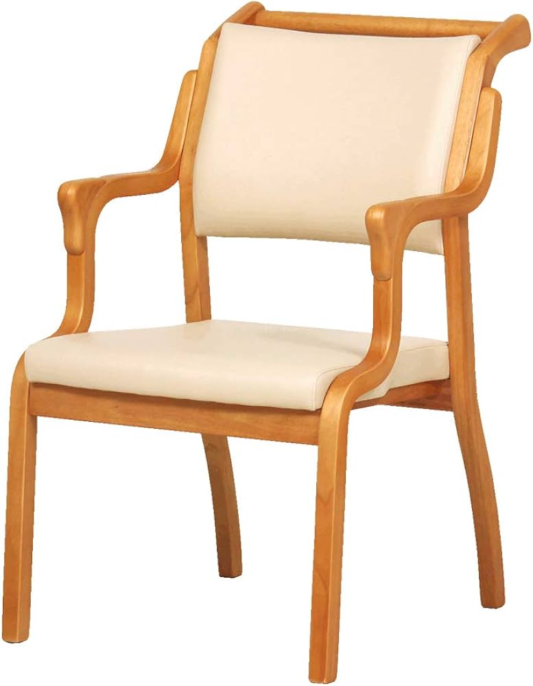 Amazon｜貞苅椅子製作所 ダイニングチェア 肘付き 高齢者 介護 手すり