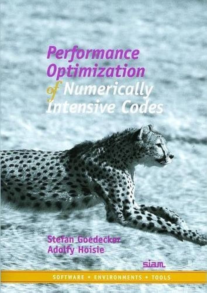 Performance Optimization of Numerically Intensive Codes (Software