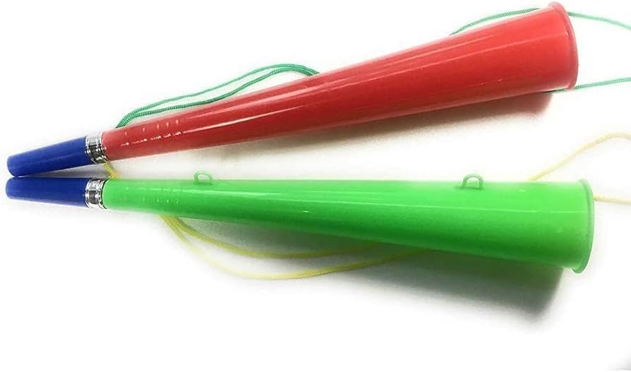 Amazon.co.jp: ブブセラ ホーン チアホーン ラッパ メガホン 観戦 2本