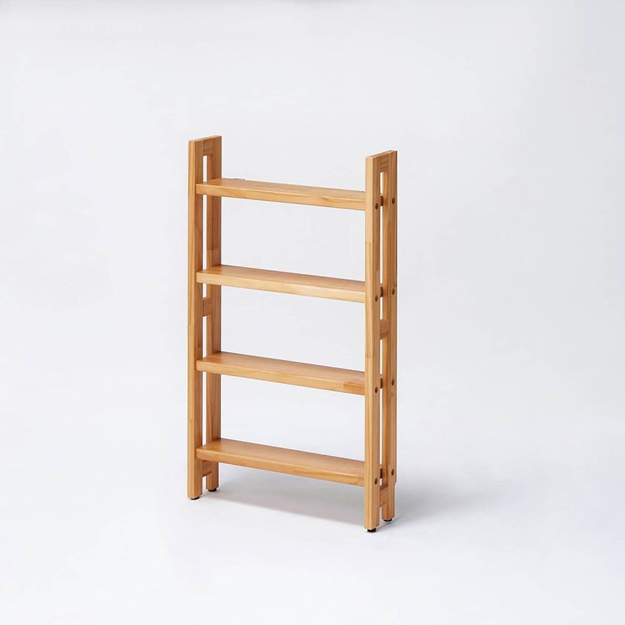 Amazon.co.jp: [ベルメゾン] 薄型ラック ロータイプ 突っ張らない