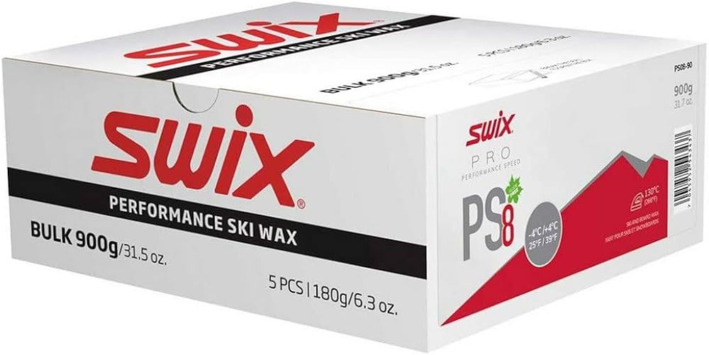 Amazon.com : Swix PRO Speed Wax - PS8 Red 25 to 39 Degrees