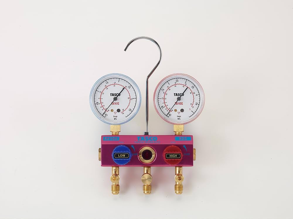 Amazon | イチネンTASCO TA122G-1 ゲージマニホールドキット R410A/R32