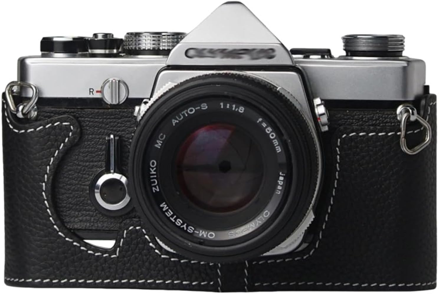 Amazon.com : DBZZ Half Camera case Handmade Genuine Leather Camera