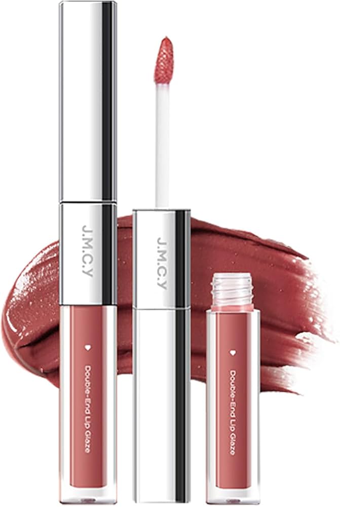 Amazon | JMCY 双頭 リップティント マッドリップ&水光 鏡面感リップ