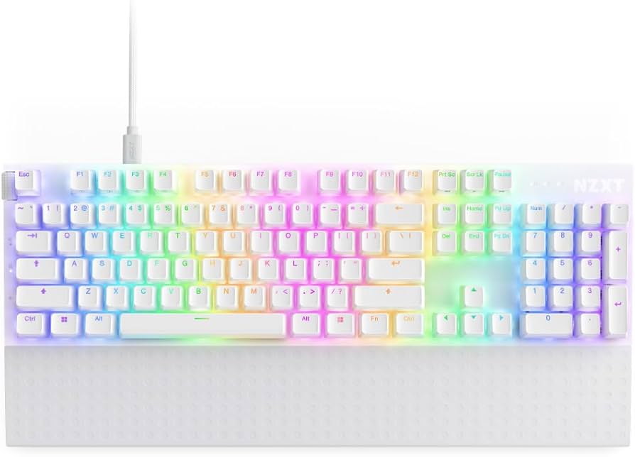 Amazon.co.jp: NZXT Function 2 MiniTKL White RGB LED搭載 8K