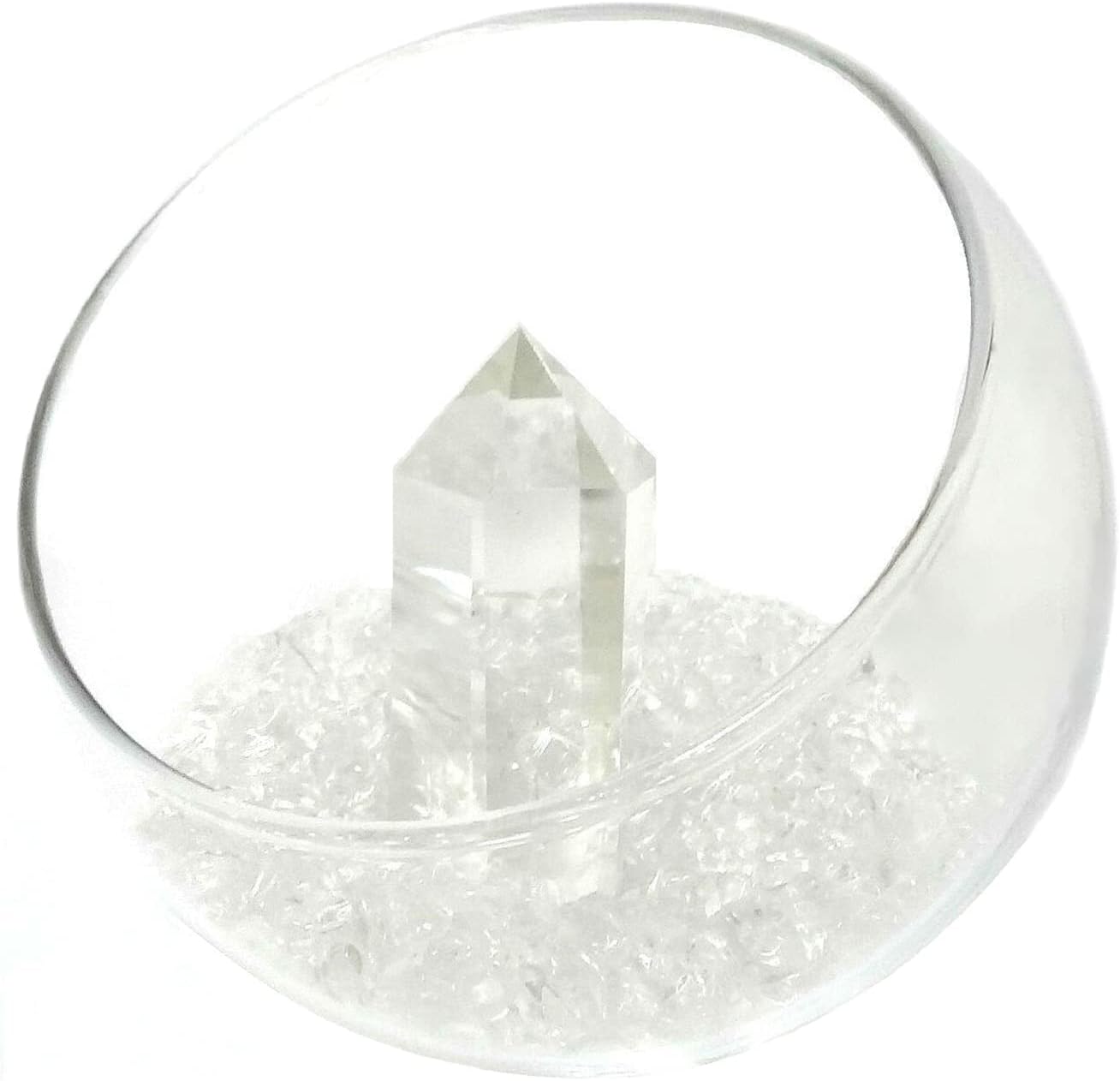 Amazon.co.jp: クリスタルエナジー浄化セット（天然水晶柱+天然水晶