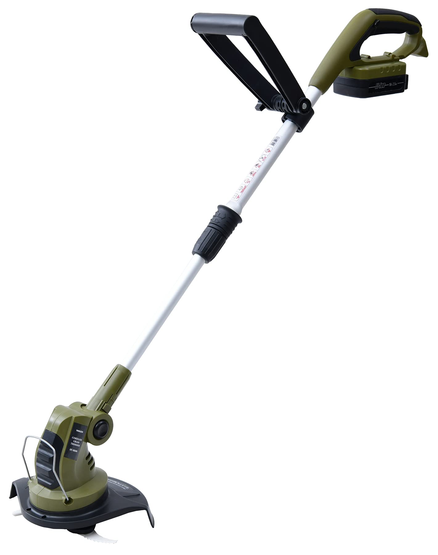 Amazon | 山善(YAMAZEN) 18V 草刈機 コードレス グラストリマー 充電式