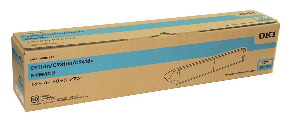 Amazon.co.jp: OKI 国内純正トナーカートリッジ TNR-C3RC2 シアン (T