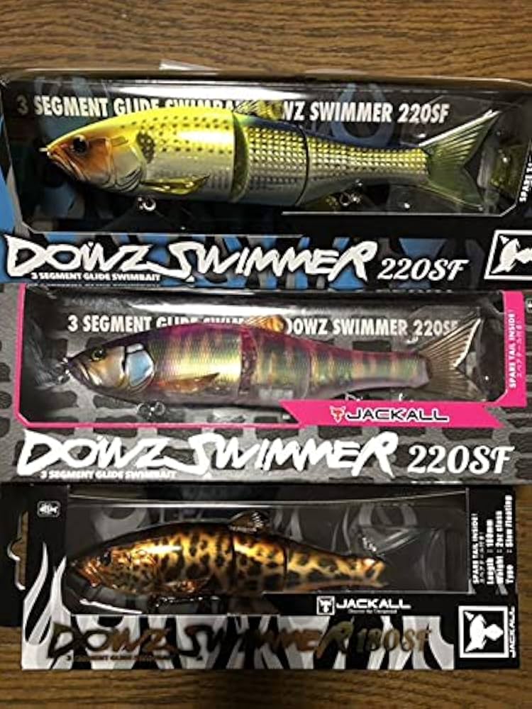 Amazon.co.jp: ジャッカル ダウズスイマー 220SF 220 ジョインテッド