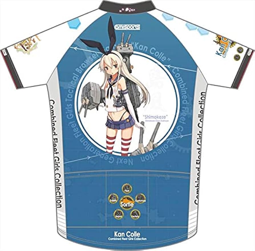 Amazon.co.jp: amisports 艦これ サイクルジャージ 島風 Sサイズ