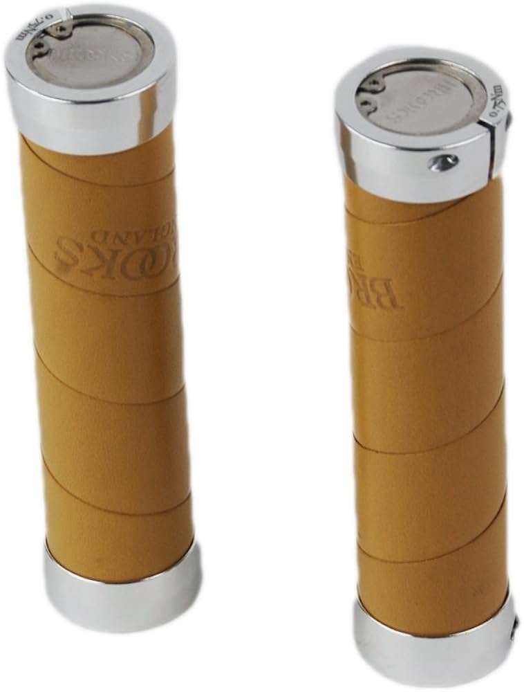 Amazon | Brooks スレンダーレザーグリップ 130mm / 130mm マスタード