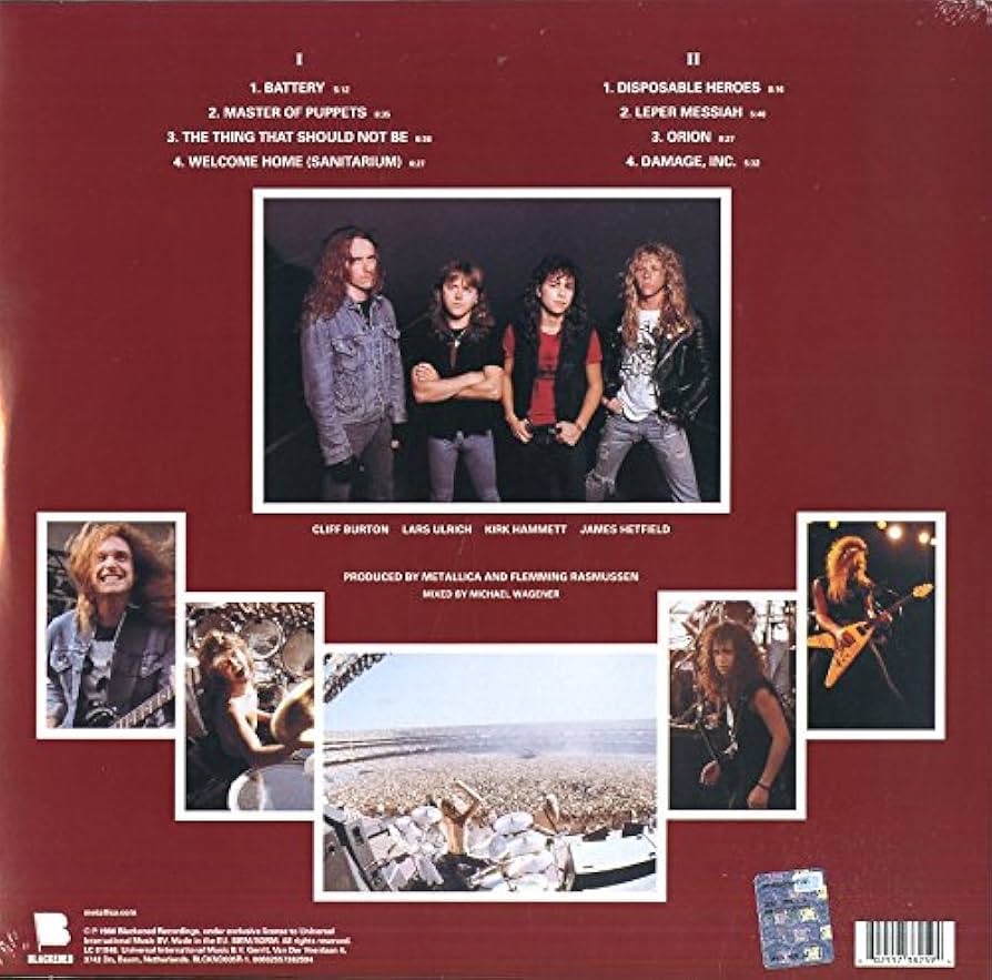 Amazon.co.jp: Master of Puppets-Remast- [Analog]: ミュージック