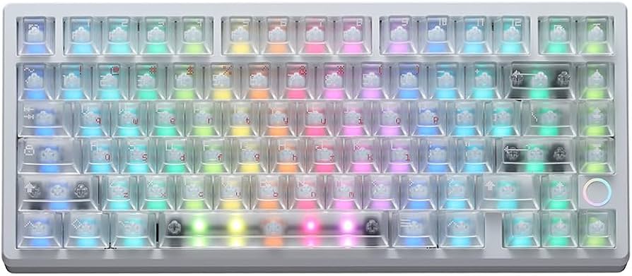 Amazon.co.jp: Su75 Pro ホワイト ラピッドトリガーキーボード 8000 Hz