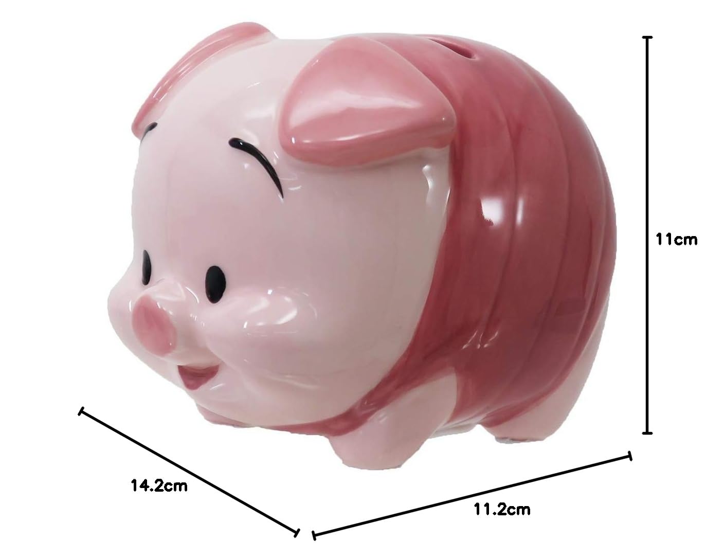 Amazon.co.jp: QIDUHUQI くまのプーさん 貯金箱 ピグレット L : おもちゃ