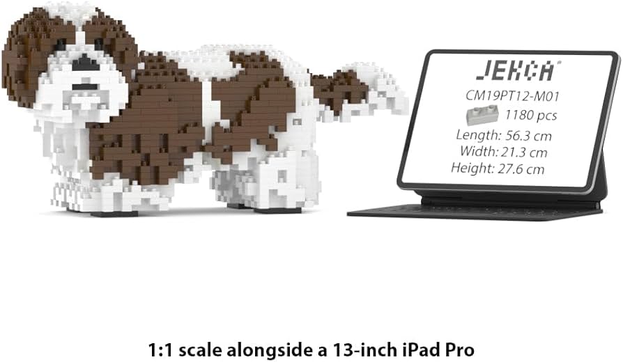 Amazon.com: JEKCA Shih Tzu 01S-M01 | Dog Plastic Building Blocks